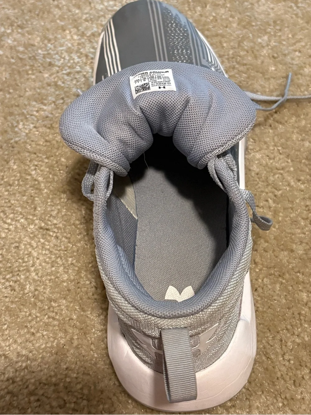 Under Armour Grey Athletic Sneakers